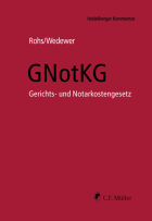 GNotKG - Gerichts- und Notarkostengesetz