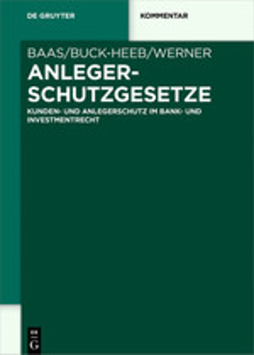  Anlegerschutzgesetze