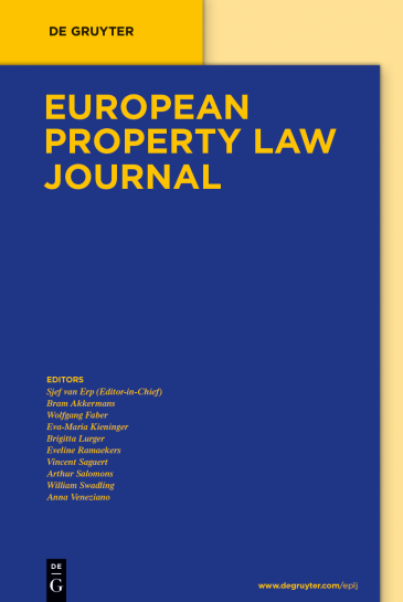  European Property Law Journal (EPLJ)
