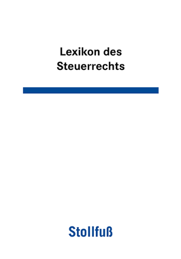  Lexikon des Steuerrechts